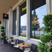 Limited outdoor seating at Mami's Gastropub in Emmen