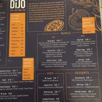Speisekarte  at Dijo Restaurant & Bar in Prerow