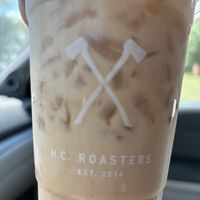 Iced chai with almond milkk  at Honest Coffee Roasters in Huntsville