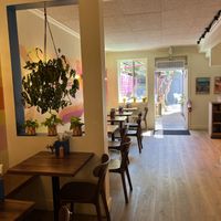 Back seating leading to outdoor area  at Todo El Día in San Francisco