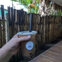 Caramel boba at Hola Boba Bubble Tea in Puerto Viejo De Talamanca