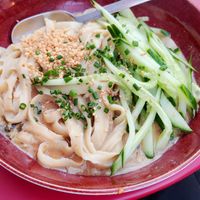 Peanut Sauce noodles at Uncle Chen in Munich