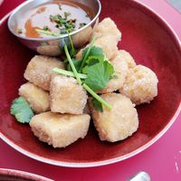 Fried tofu at Uncle Chen in Munich
