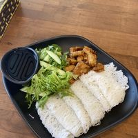 Rice noodle salad (Banh Hoi)  at Sen Chay in Helsinki
