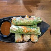 Rice paper rolls. Lovely! at Sen Chay in Helsinki