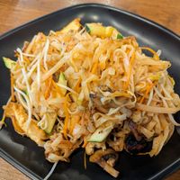Fried noodles with vegetables (lunch menu) at Sen Chay in Helsinki
