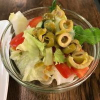 side salad at Sen Chay in Helsinki