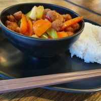 Sweet and sour sauce at Sen Chay in Helsinki