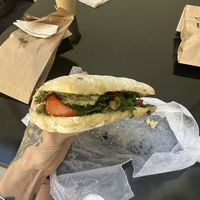 Caprese sandwich   at Craft Vegan Bakery - Recoleta in Buenos Aires
