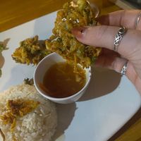 Vegetable tempura at Oregano Warung in Penida Island