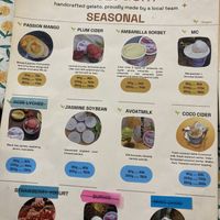 Menu  at Freezedom Hoi An in Hoi An