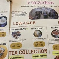 Menu. 🌱 = vegan   at Freezedom Hoi An in Hoi An