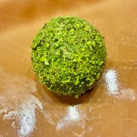 Pistachio ball  at Wild Souls Festival City in Dubai