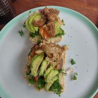 Avocado toast at Eudemonia Nomad Plaza in Chiang Mai