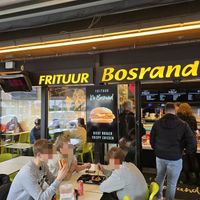 Interior at Frituur De Bosrand in Bruges