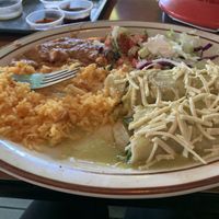 Spinach enchilada plate at Habanero's Bar and Grill in Scotts Valley