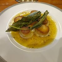 Mushroom vieiras at Vrasserie in Porto