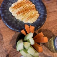 Hummus starter  at Vrasserie in Porto