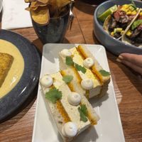 Tofu katsu (doesn’t look like anything special but it’s very very tasty!!)  at Vrasserie in Porto