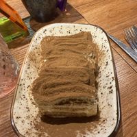 Tiramisu (really good, ideal for sharing since it’s quite a lot)  at Vrasserie in Porto