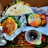 Sampler platter at Lettuce Inn in Concord