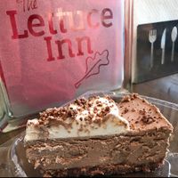 chocolate pie at Lettuce Inn in Concord
