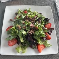 Salad with strawberries   at Fins at Sharky's in Venice