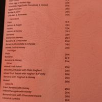 Menu3 at Tobay in Samosir