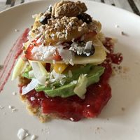 Breakfast waffle smothered in healthy goodies. #Veganuary at Kuruba in Cuenca