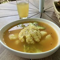 A different twist on a traditional Ecuadorian soup. #Veganuary at Kuruba in Cuenca