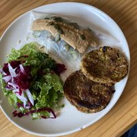 Menu of the day main plate   at Kuruba in Cuenca