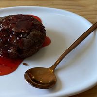 Menu of the day desert  at Kuruba in Cuenca