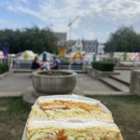 Coq joke- vegan!  at The Bodega in Norwich