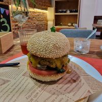 Hamburger at Vegetarian Time - 时光蔬食  in Hangzhou