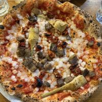Artischocke Pizza  at Double Zero Neapolitan Pizza  in Manchester