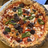 Jalapeño pizza  at Double Zero Neapolitan Pizza  in Manchester