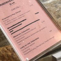 menu  at BOUCHE Specialty Coffee in Brussels