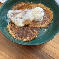 Sweet corn pancakes   at juniper seed in Cincinnati