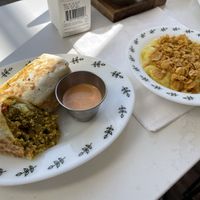 Breakfast Burrito & Party Potatoes  at juniper seed in Cincinnati