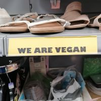 Vegan charity shop at Farplace Animal Rescue in Neath