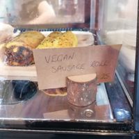 Vegan sausage roll at Dwy Afon Cafe in Swansea