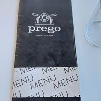 Menu at Prego Cafe in Methana