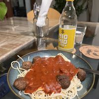 Spaghetti mit Meatballs #Veganuary at EMILIA Bistro | Vegan Bistro in Zittau
