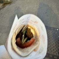 Bad picture, but it tasted good  at Yummy Falafel in Oslo