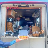   at Pizza Haruya in Teshima