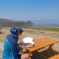   at Pizza Haruya in Teshima