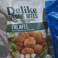 Falafel bites de Delike 🧆♥︎ at Abasto Vegano in Mexico City