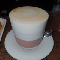 Soy cappuccino at Melée Cafe in Bologna