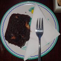 Choco plumcake at Melée Cafe in Bologna