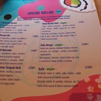 Hulk vegan - innen keine Avocado vorhanden at Bacha Sushi Shop in Sopron